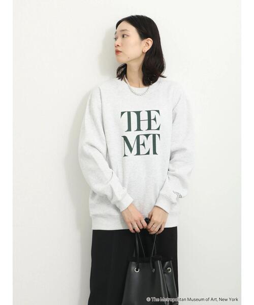 Samansa Mos2 blue(サマンサモスモスブルー)の「《EC限定》【THE MET】裏起毛スウェット(Tシャツ/カットソー・レディース・キナリ/トップグレー・XL/L)」の20枚目の写真