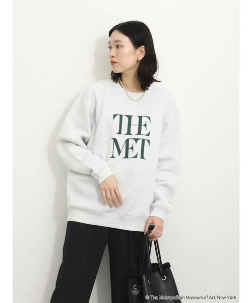 Samansa Mos2 blue(サマンサモスモスブルー)の「《EC限定》【THE MET】裏起毛スウェット(Tシャツ/カットソー・レディース・キナリ/トップグレー・XL/L)」の21枚目の写真