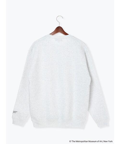 Samansa Mos2 blue(サマンサモスモスブルー)の「《EC限定》【THE MET】裏起毛スウェット(Tシャツ/カットソー・レディース・キナリ/トップグレー・XL/L)」の5枚目の写真
