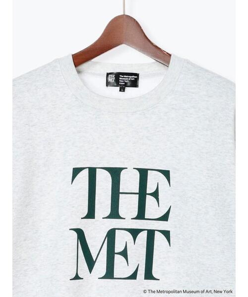 Samansa Mos2 blue(サマンサモスモスブルー)の「《EC限定》【THE MET】裏起毛スウェット(Tシャツ/カットソー・レディース・キナリ/トップグレー・XL/L)」の6枚目の写真