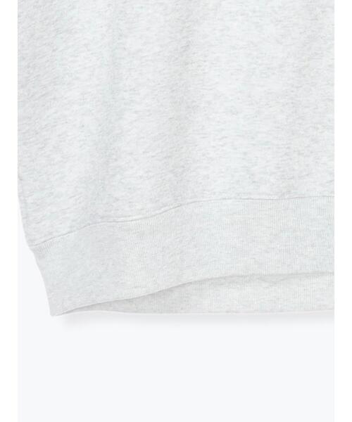 Samansa Mos2 blue(サマンサモスモスブルー)の「《EC限定》【THE MET】裏起毛スウェット(Tシャツ/カットソー・レディース・キナリ/トップグレー・XL/L)」の8枚目の写真