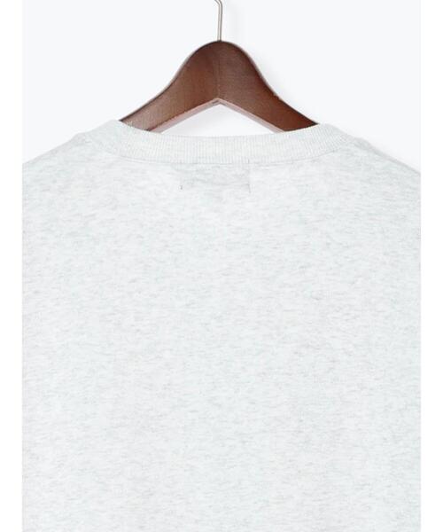 Samansa Mos2 blue(サマンサモスモスブルー)の「《EC限定》【THE MET】裏起毛スウェット(Tシャツ/カットソー・レディース・キナリ/トップグレー・XL/L)」の9枚目の写真