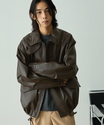 EMMA CLOTHES（エマクローズ）の「ヴィンテージメイク オーバーサイズミリタリーブルゾン（ブルゾン）」