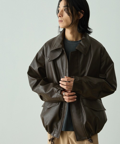 ヴィンテージメイク オーバーサイズミリタリーブルゾン