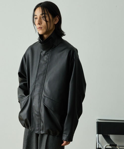 EMMA CLOTHES(エマクローズ)の「ヴィンテージメイク オーバーサイズミリタリーブルゾン(ブルゾン・メンズ・ブラック/カーキ/スモークグレー/ダークブラウン・M/L/S)」の21枚目の写真