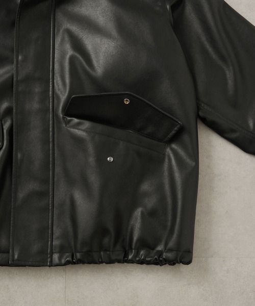 EMMA CLOTHES(エマクローズ)の「ヴィンテージメイク オーバーサイズミリタリーブルゾン(ブルゾン・メンズ・ブラック/カーキ/スモークグレー/ダークブラウン・M/L/S)」の11枚目の写真