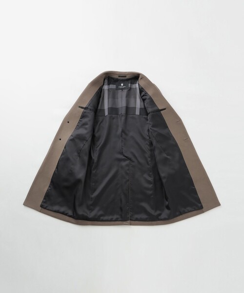 BLACK LABEL CRESTBRIDGE(ブラックレーベル・クレストブリッジ)の「【一部店舗限定】ソフトメルトンチェスターコート(チェスターコート・メンズ・ブラック/ベージュ系その他5・M/L/XL)」の11枚目の写真