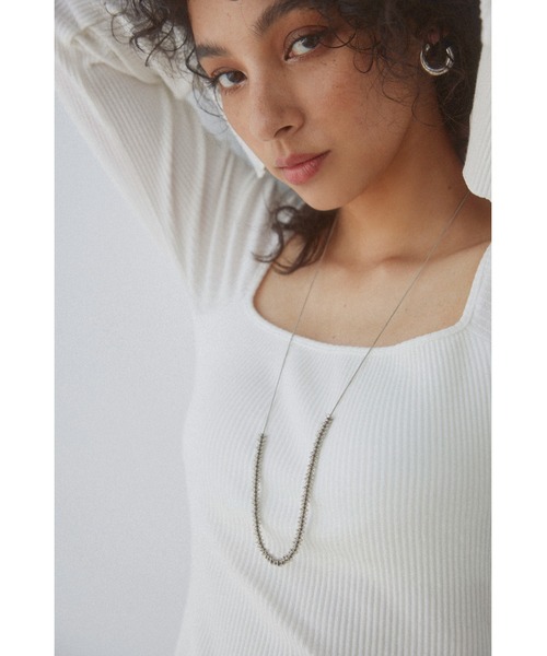 ALEXIA STAM（アリシアスタン）の「Bicone Beads Necklaces /バイコーンビーズネックレス（ネックレス・レディース・シルバー/ゴールド・FREE）」の5枚目の写真