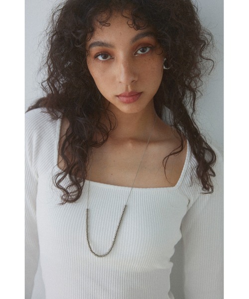 ALEXIA STAM（アリシアスタン）の「Bicone Beads Necklaces /バイコーンビーズネックレス（ネックレス・レディース・シルバー/ゴールド・FREE）」の6枚目の写真