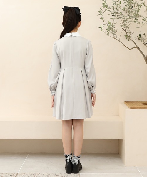 PINKHUNT(ピンクハント)の「PINKHUNT ピンクハント スクエアネック ドッキング ワンピース 8996K(ワンピース・キッズ・ブラック/アッシュグレー・160cm/140cm/130cm/150cm/120cm)」の8枚目の写真