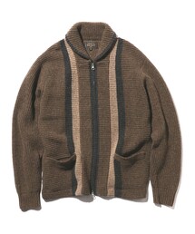 BEAMS PLUS | ショールカラー フルジップ ニット(ニット/セーター)