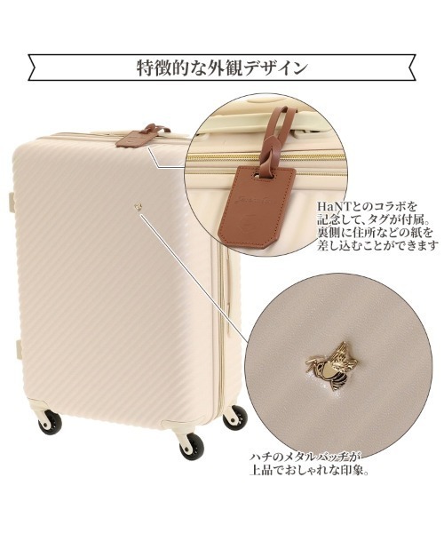 新品未使用タグ付き HaNT×Jewelna Rose コラボ スーツケース M ジュエルナローズ | Jewelna Rose | HaNT×Jewelna Rose Mサイズ
