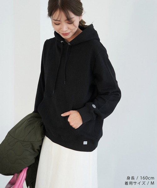 ROPE' PICNIC（ロペピクニック）の「【DISCUS ATHLETIC/ディスカスアスレチック】カラーフーディー（パーカー・レディース・ブラック/ライトグリーン/グレー/ピンク/ホワイト/レッド系その他2/ラベンダー・40/38）」の8枚目の写真