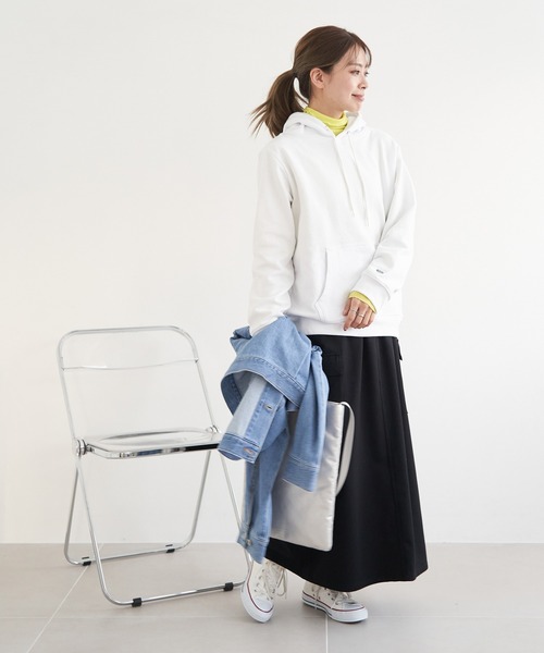 ROPE' PICNIC（ロペピクニック）の「【DISCUS ATHLETIC/ディスカスアスレチック】カラーフーディー（パーカー・レディース・ブラック/ライトグリーン/グレー/ピンク/ホワイト/レッド系その他2/ラベンダー・40/38）」の13枚目の写真