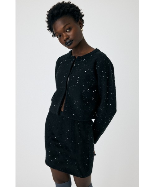 MOUSSY(マウジー)の「SPANGLE KNIT COMBI ワンピース(ワンピース・レディース・杢グレー/ブラック/ライトブルー・FREE)」の15枚目の写真