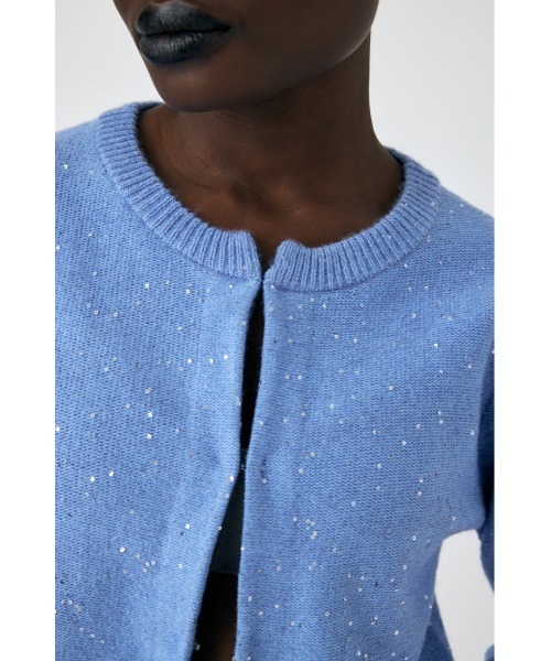 MOUSSY(マウジー)の「SPANGLE KNIT COMBI ワンピース(ワンピース・レディース・杢グレー/ブラック/ライトブルー・FREE)」の19枚目の写真