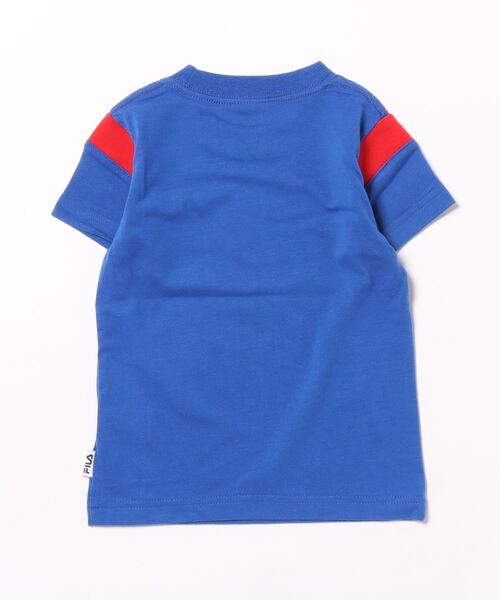FILA（フィラ）の「【FILA】半袖Tシャツ/キッズ（Tシャツ/カットソー・キッズ・オートミール/ロイヤルブルー・110cm/120cm/130cm）」の3枚目の写真