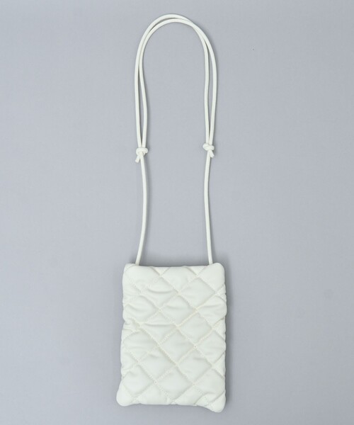 coen（コーエン）の「レザーライクミニショルダーバッグT（ショルダーバッグ・レディース・ライトブルー/ブラック/オフホワイト/シルバー/ケリーグリーン・FREE）」の2枚目の写真