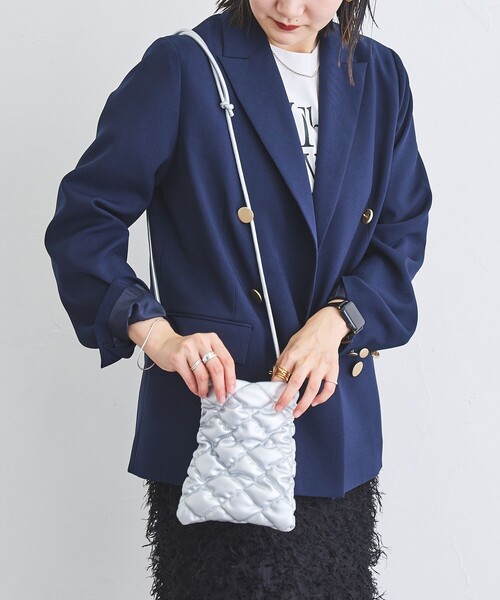 coen（コーエン）の「レザーライクミニショルダーバッグT（ショルダーバッグ・レディース・ライトブルー/ブラック/オフホワイト/シルバー/ケリーグリーン・FREE）」の5枚目の写真