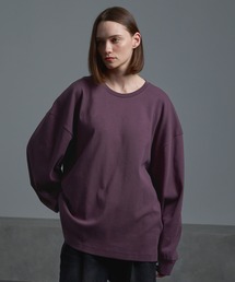 cussil（クシル）の「【cussil クシル】【10.5oz】ルーズシルエットフライスロングスリーブTシャツ（Tシャツ/カットソー）」