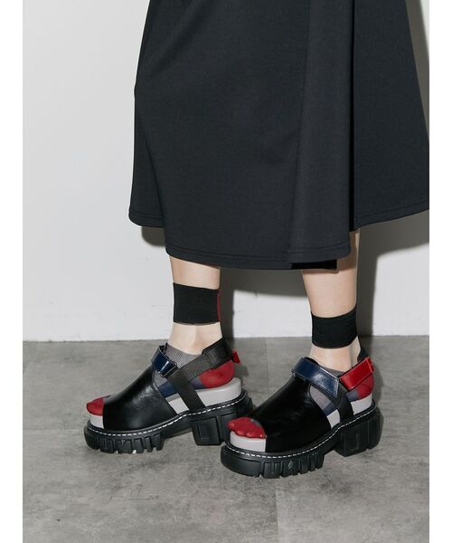 UN3D.（アンスリード）の「バックラインシアーソックス（ソックス/靴下・レディース・グレー/ブルー/ネイビー・FREE）」の8枚目の写真