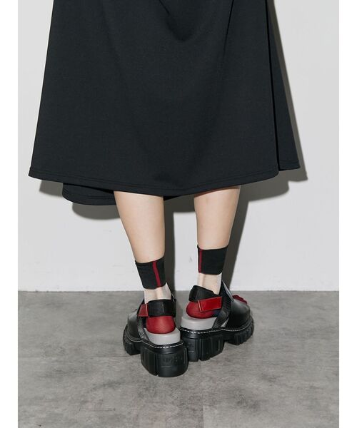 UN3D.（アンスリード）の「バックラインシアーソックス（ソックス/靴下・レディース・グレー/ブルー/ネイビー・FREE）」の9枚目の写真