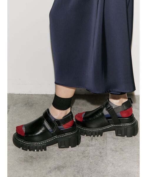 UN3D.（アンスリード）の「バックラインシアーソックス（ソックス/靴下・レディース・グレー/ブルー/ネイビー・FREE）」の10枚目の写真