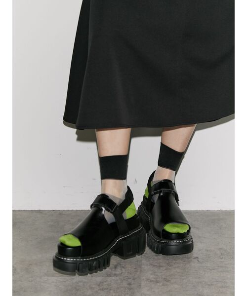 UN3D.（アンスリード）の「バックラインシアーソックス（ソックス/靴下・レディース・グレー/ブルー/ネイビー・FREE）」の17枚目の写真