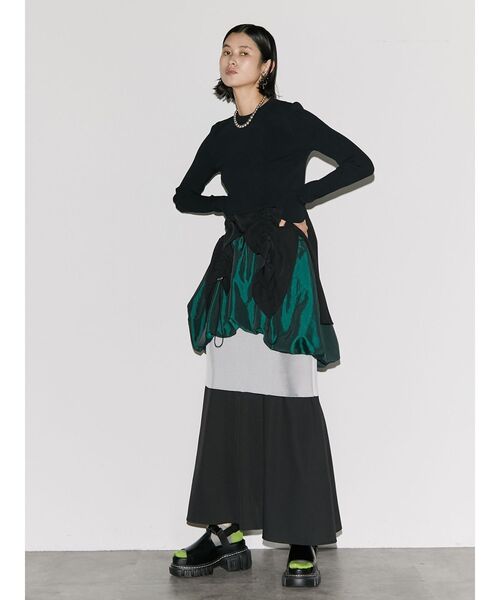 UN3D.（アンスリード）の「バックラインシアーソックス（ソックス/靴下・レディース・グレー/ブルー/ネイビー・FREE）」の21枚目の写真