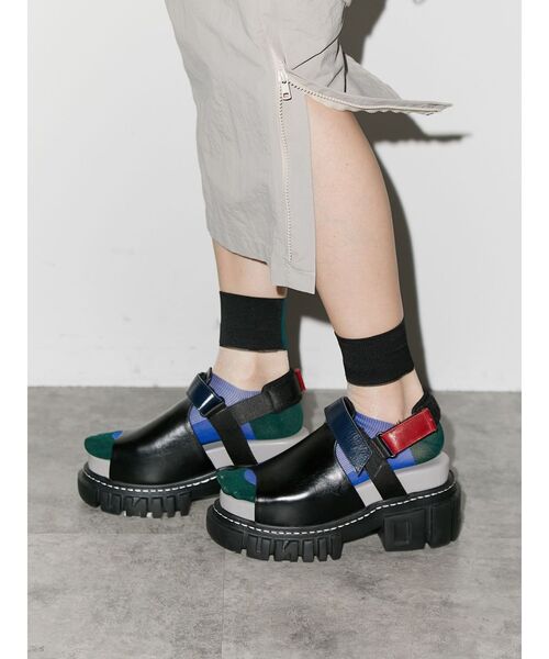 UN3D.（アンスリード）の「バックラインシアーソックス（ソックス/靴下・レディース・グレー/ブルー/ネイビー・FREE）」の18枚目の写真