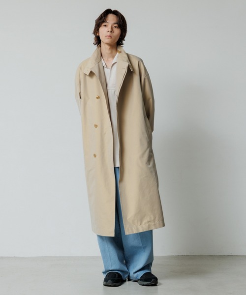 ADAM ET ROPE'（アダムエロペ）の「【WEB限定】2タック ワイドルーズ ドカンパンツ / バリエーション バギーパンツ / デニム / ユニセックス（デニムパンツ・メンズ・ネイビー/サックスブルー・L/M）」の9枚目の写真