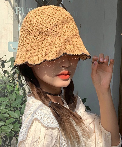 Miniministore（ミニミニストア）の「バケットハット レディース サマーハット（ハット・レディース・ブラック/ライトブラウン/ベージュ・FREE）」の12枚目の写真