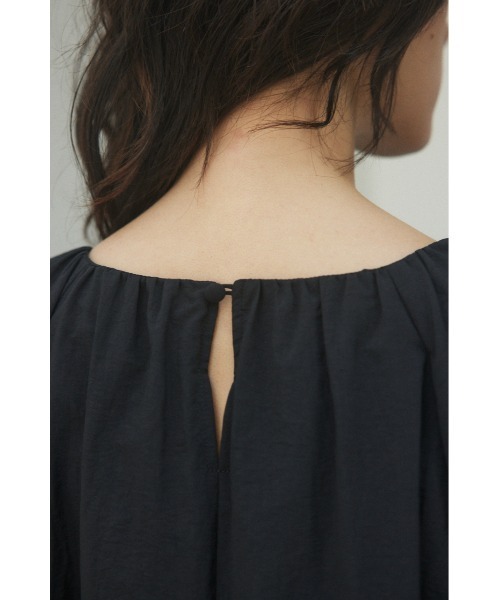 BLACK BY MOUSSY（ブラックバイマウジー）の「many gather dress(メニーギャザードレス)（ワンピース・レディース・ブラック/ブルー・FREE）」の12枚目の写真