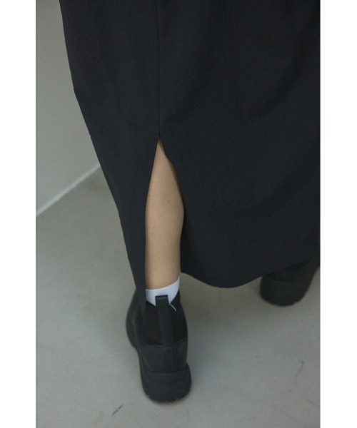 BLACK BY MOUSSY（ブラックバイマウジー）の「many gather dress(メニーギャザードレス)（ワンピース・レディース・ブラック/ブルー・FREE）」の15枚目の写真