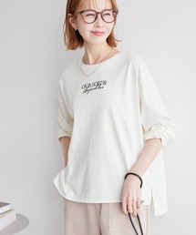 ROPE' PICNIC | ロゴ刺繍ドロップショルダートップス(Tシャツ/カットソー)