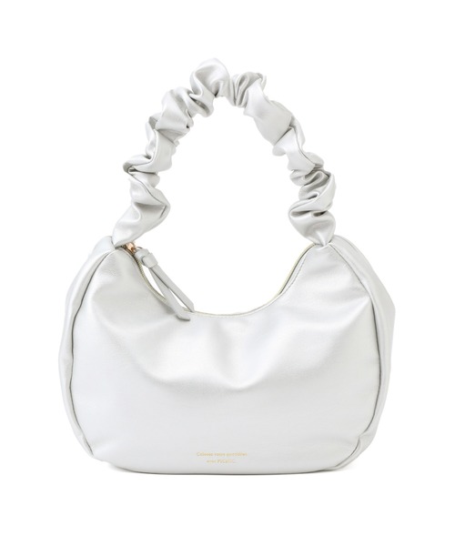 ROPE' PICNIC(ロペピクニック)の「【WEB限定カラー:ブラウン】シャーリングワンショルダーラウンドバッグ(ハンドバッグ・レディース・ブラウン/シルバー/ブラック/キナリ・FREE)」の8枚目の写真