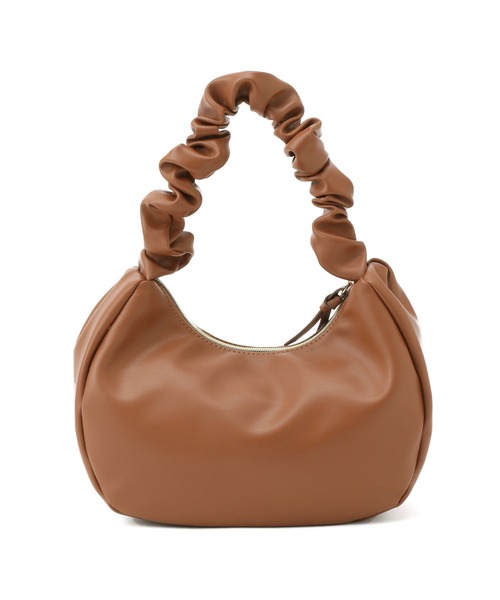 ROPE' PICNIC(ロペピクニック)の「【WEB限定カラー:ブラウン】シャーリングワンショルダーラウンドバッグ(ハンドバッグ・レディース・ブラウン/シルバー/ブラック/キナリ・FREE)」の10枚目の写真