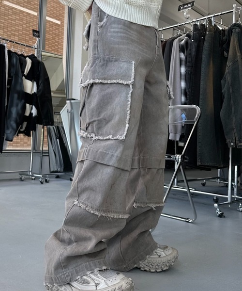 激安‼️ tripp nyc xu カーゴパンツ デニム  ワイドパン グランジ 激安‼️ tripp nyc xu カーゴパンツ デニム ワイドパン グランジ