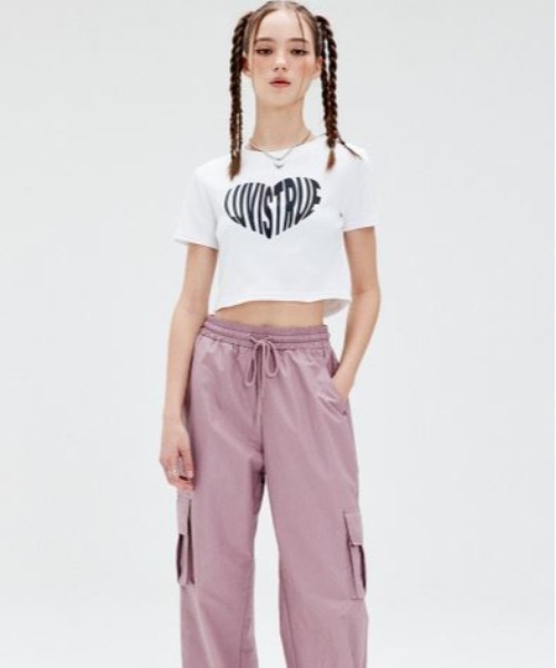 LUVISTRUE(ラヴイズトゥルー)の「SU REFLECT TEE(Tシャツ/カットソー・レディース・ブラック/ホワイト・FREE)」の7枚目の写真