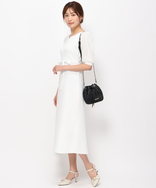 MISCH MASCH(ミッシュマッシュ)の「キルティング巾着バッグ/MM358004(ショルダーバッグ・レディース・アイボリー/ブラック/ピンク/イエロー・フリ-)」の18枚目の写真