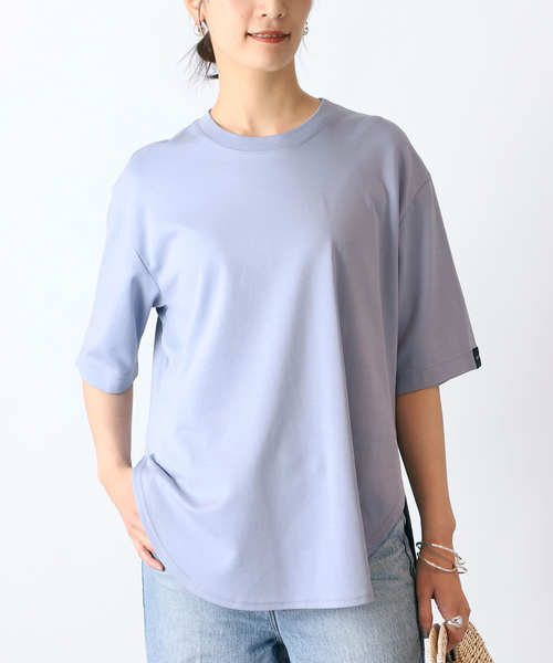 UJOHウジョー 半袖カットソー3 黒 美品ATON好きの方に UJOH(ウジョー) 別注slit sleeve shirts/スリットスリーブシャツ