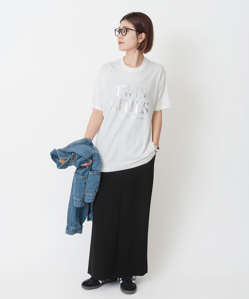 セール】箔ロゴプリントTシャツ（Tシャツ/カットソー）｜Spick