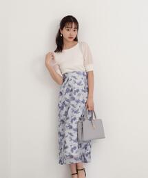 PROPORTION BODY DRESSING | オーガンフラワータイトスカート / 1214120403(スカート)