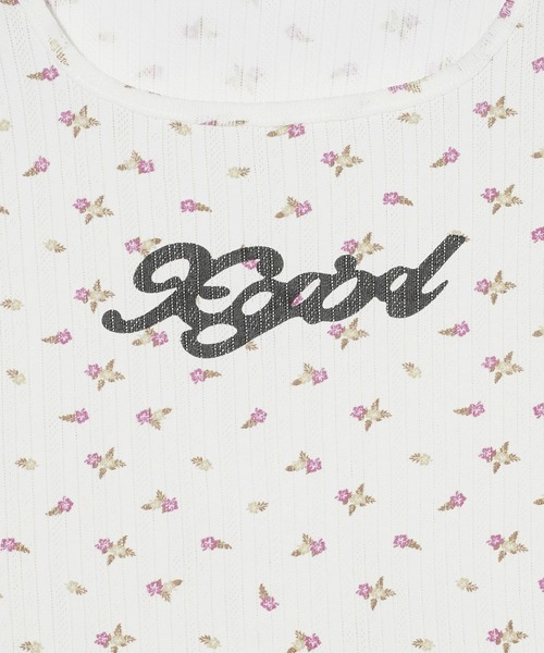 X-girl（エックスガール）の「HIBISCUS S/S BABY TOP（Tシャツ/カットソー・レディース・ライトブルー/ホワイト・S/M）」の16枚目の写真