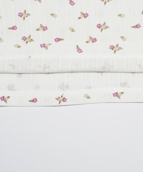 X-girl（エックスガール）の「HIBISCUS S/S BABY TOP（Tシャツ/カットソー・レディース・ライトブルー/ホワイト・S/M）」の19枚目の写真