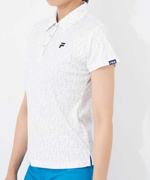 FILA GOLF(フィラゴルフ )の「【FILA GOLF/フィラゴルフ】レディース半袖シャツ ゴルフ(シャツ/ブラウス・レディース・ホワイト/ブラック/グレー・MEDIUM/LARGE/X-LARGE)」の5枚目の写真
