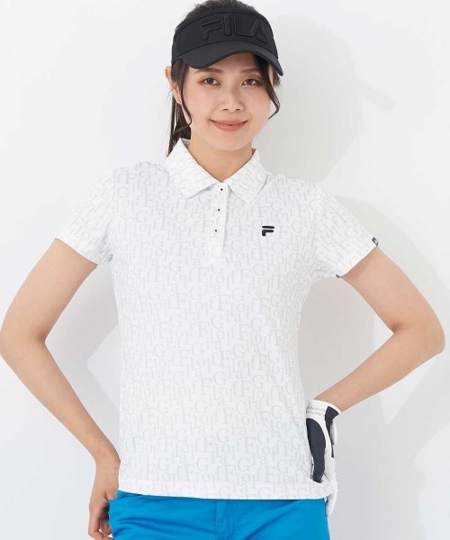 FILA GOLF(フィラゴルフ )の「【FILA GOLF/フィラゴルフ】レディース半袖シャツ ゴルフ(シャツ/ブラウス・レディース・ホワイト/ブラック/グレー・MEDIUM/LARGE/X-LARGE)」の9枚目の写真