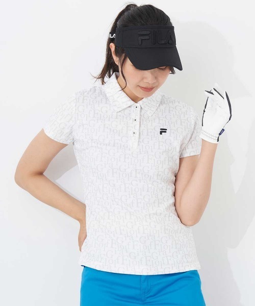 FILA GOLF(フィラゴルフ )の「【FILA GOLF/フィラゴルフ】レディース半袖シャツ ゴルフ(シャツ/ブラウス・レディース・ホワイト/ブラック/グレー・MEDIUM/LARGE/X-LARGE)」の10枚目の写真