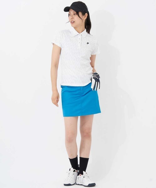 FILA GOLF(フィラゴルフ )の「【FILA GOLF/フィラゴルフ】レディース半袖シャツ ゴルフ(シャツ/ブラウス・レディース・ホワイト/ブラック/グレー・MEDIUM/LARGE/X-LARGE)」の13枚目の写真