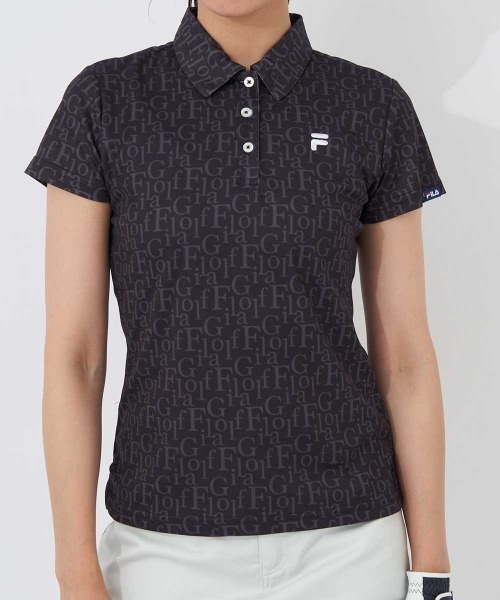 FILA GOLF(フィラゴルフ )の「【FILA GOLF/フィラゴルフ】レディース半袖シャツ ゴルフ(シャツ/ブラウス・レディース・ホワイト/ブラック/グレー・MEDIUM/LARGE/X-LARGE)」の14枚目の写真